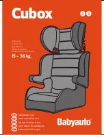 Babyauto Cubox Instructions For Use Manual preview