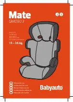 Babyauto Mate GM0903 Instructions For Use Manual preview