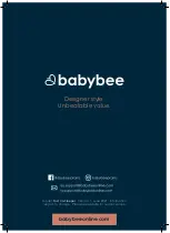 Предварительный просмотр 24 страницы Babybee pod Manual