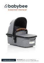 Babybee ROVER 3 Bassinet Manual предпросмотр