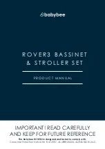 Babybee ROVER 3 Bassinet Product Manual preview