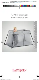 BabyBjorn TRAVEL COT LIGHT Owner'S Manual preview