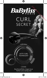 BabyBliss Curl Secret C1000E Manual preview