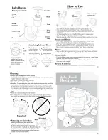 Предварительный просмотр 2 страницы Babybrezza BRZ9043 Instruction And Recipe Book