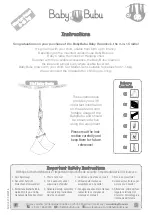 Preview for 1 page of BabyBubu Baby Hammock Instructions Manual