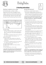 Preview for 2 page of BabyBubu Baby Hammock Instructions Manual