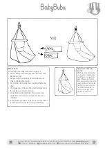 Preview for 3 page of BabyBubu Baby Hammock Instructions Manual