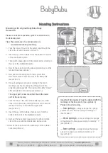 Preview for 3 page of BabyBubu Spring System Operating Instructions Manual