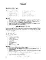 Preview for 8 page of Babycakes CAKE POPS CPM-20 Instruction Manual