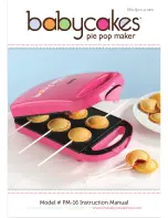 Babycakes PM-16 Instruction Manual preview