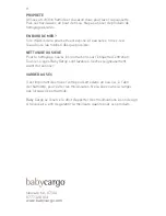 Preview for 13 page of BabyCargo 100 Series Owner'S Manual