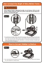 Предварительный просмотр 6 страницы Babyco Walk 'n Rock BW9388 Owner'S Manual