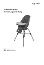 Preview for 2 page of BabyGo 360 High Chair Assembly Instructions Manual