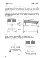 Предварительный просмотр 20 страницы BabyGo Side Crib Assembly Instructions Manual