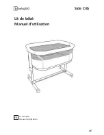 Предварительный просмотр 25 страницы BabyGo Side Crib Assembly Instructions Manual