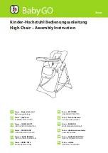 BabyGo Tower Assembly Instruction Manual preview