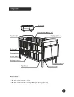 Preview for 3 page of Babyhug Kelly Baby Cot User Manual