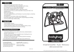 Babyhug Splendour Swing User Manual preview