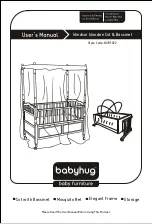 Babyhug Windsor Wooden Cot & Bassinet User Manual preview