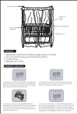 Preview for 3 page of Babyhug Windsor Wooden Cot & Bassinet User Manual