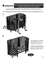 Preview for 22 page of Babyletto 13001 Assembly And Operation Manual