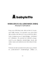 Предварительный просмотр 11 страницы Babyletto 9806 Instruction Manual