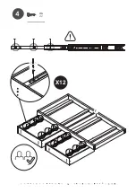 Предварительный просмотр 14 страницы Babyletto bento M21601 Assembly Instruction Manual