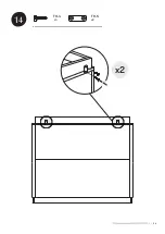 Предварительный просмотр 26 страницы Babyletto Bento M21623 Assembly Instructions Manual