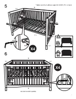 Предварительный просмотр 7 страницы Babyletto Gelato 12901 Assembly Instructions Manual