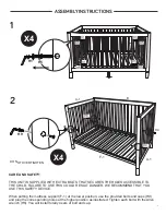 Предварительный просмотр 14 страницы Babyletto Gelato 12901 Assembly Instructions Manual