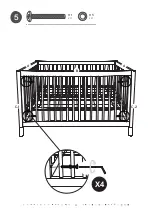 Предварительный просмотр 11 страницы Babyletto Gelato M12901 Manual