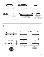 Preview for 4 page of Babyletto Hudson 3 Drawer Changer Assembly And Operation Manual