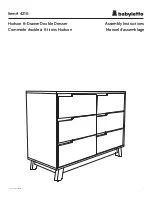 Preview for 1 page of Babyletto Hudson 6 4216 Assembly Instructions Manual