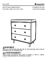 Babyletto Lolly 3 9023 Assembly Instructions Manual preview