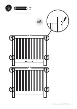 Предварительный просмотр 9 страницы Babyletto Origami M6698 Manual