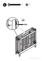 Предварительный просмотр 12 страницы Babyletto Origami M6698 Manual