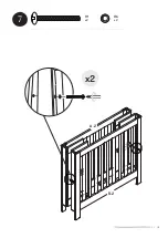 Предварительный просмотр 13 страницы Babyletto Origami M6698 Manual