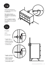 Предварительный просмотр 17 страницы Babyletto Palma M15916 Manual