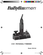 BaByliss for MEN 7051AU Instruction Book предпросмотр