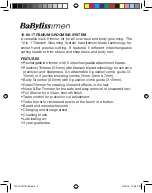 Preview for 2 page of BaByliss for MEN 7235U Manual