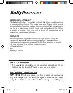 Preview for 2 page of BaByliss for MEN 7452BU Manual