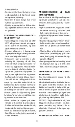 Preview for 34 page of BaByliss for MEN EASYCUT E940XE Manual