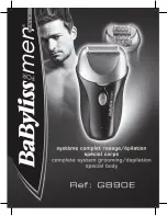 Preview for 1 page of BaByliss for MEN G890E Manual