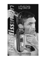 BaByliss for MEN IQ 929 E929YDE Manual preview