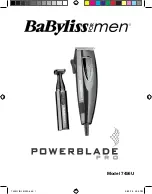 Preview for 1 page of BaByliss for MEN Powerblade Pro 7456U Manual