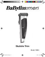 BaByliss for MEN Stubble Trim 7848U Manual preview