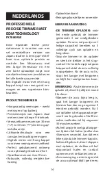 Preview for 14 page of BaByliss PRO 4ARTISTS ROSEFX FX7880RGE Manual