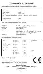 Preview for 79 page of BaByliss PRO 4ARTISTS ROSEFX FX7880RGE Manual