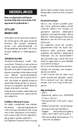 Preview for 14 page of BaByliss PRO 4ARTISTS TiTANiUM ELIPSTYLE BAB3500E Manual