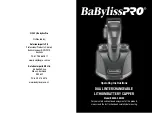 Предварительный просмотр 1 страницы BaByliss PRO B890A Series Operating Instructions Manual